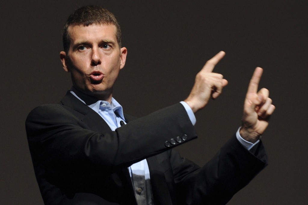 David Plouffe, former campaign manager of U.S. President Barack Obama, delivers a speech during a session at the Cannes Lions 2009 International Advertising Festival