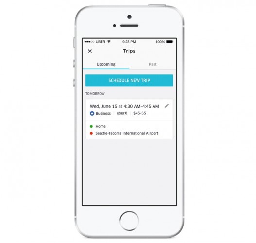 schedule uber