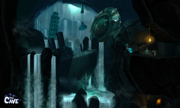 the cave