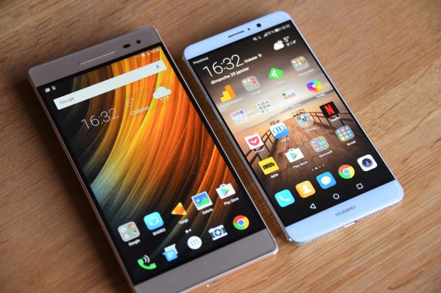 L'écran de 6,4" du Phab 2 Pro surprend au premier abord - Crédit photo : E.F.