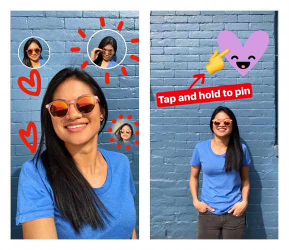 Selfie_Sticker_and_Pinning