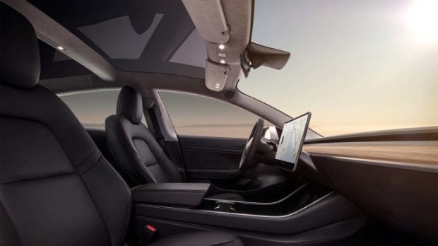 Tesla interior