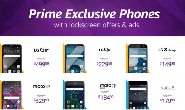 Amazon Prime Exclusive phones