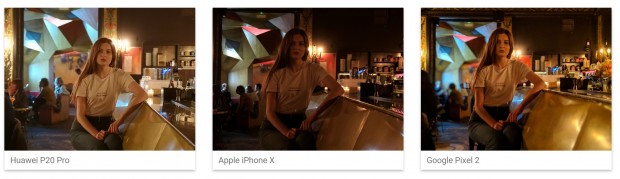 Le comparatif de DXO donne un très net avantage au P20 Pro par rapport à l'iPhone X.