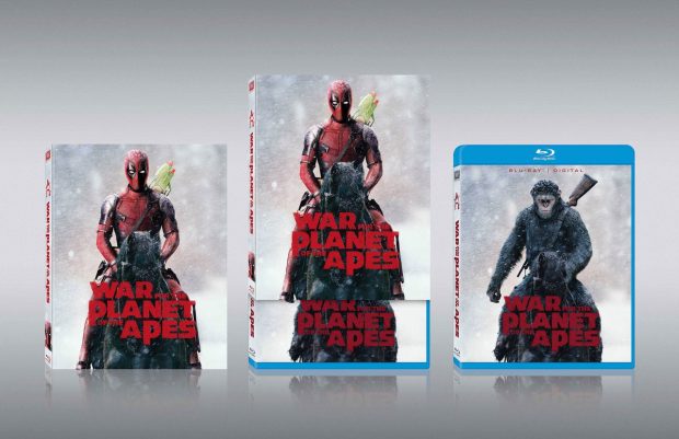 Deadpool War of the planet of the apes