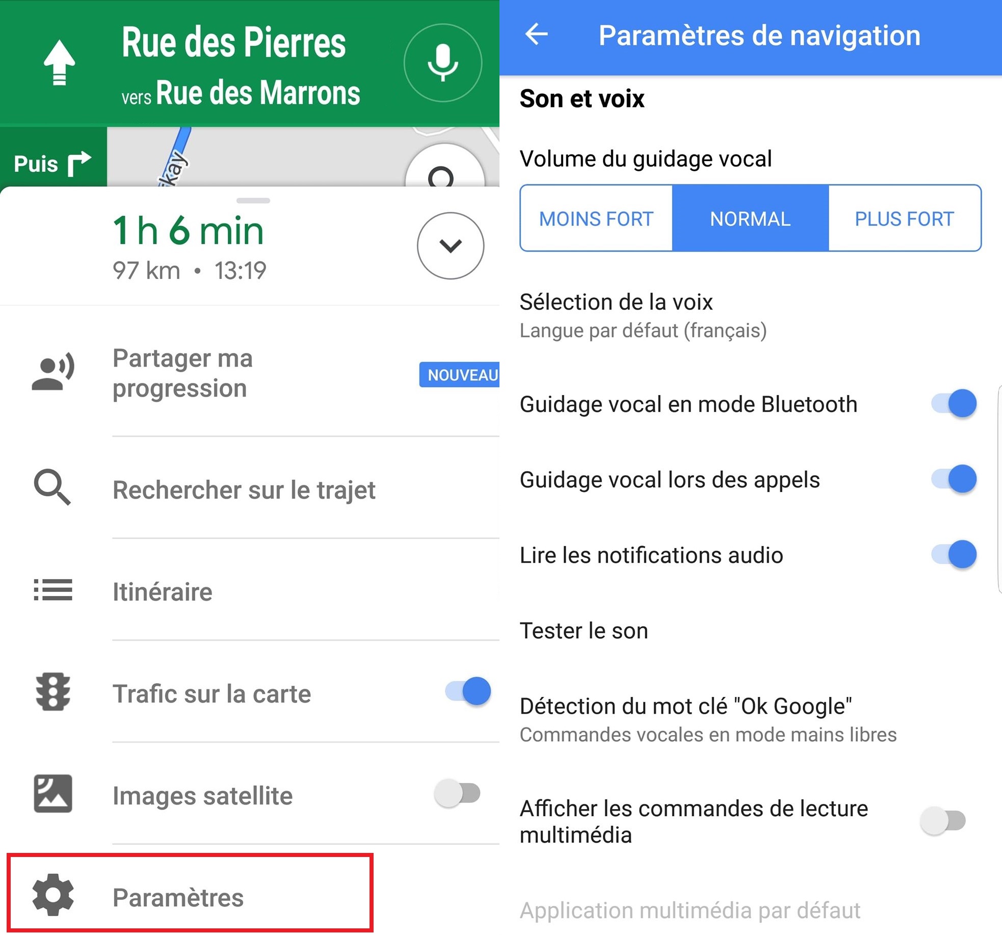 Comment personnaliser le guidage vocal dans Google Maps Geeko
