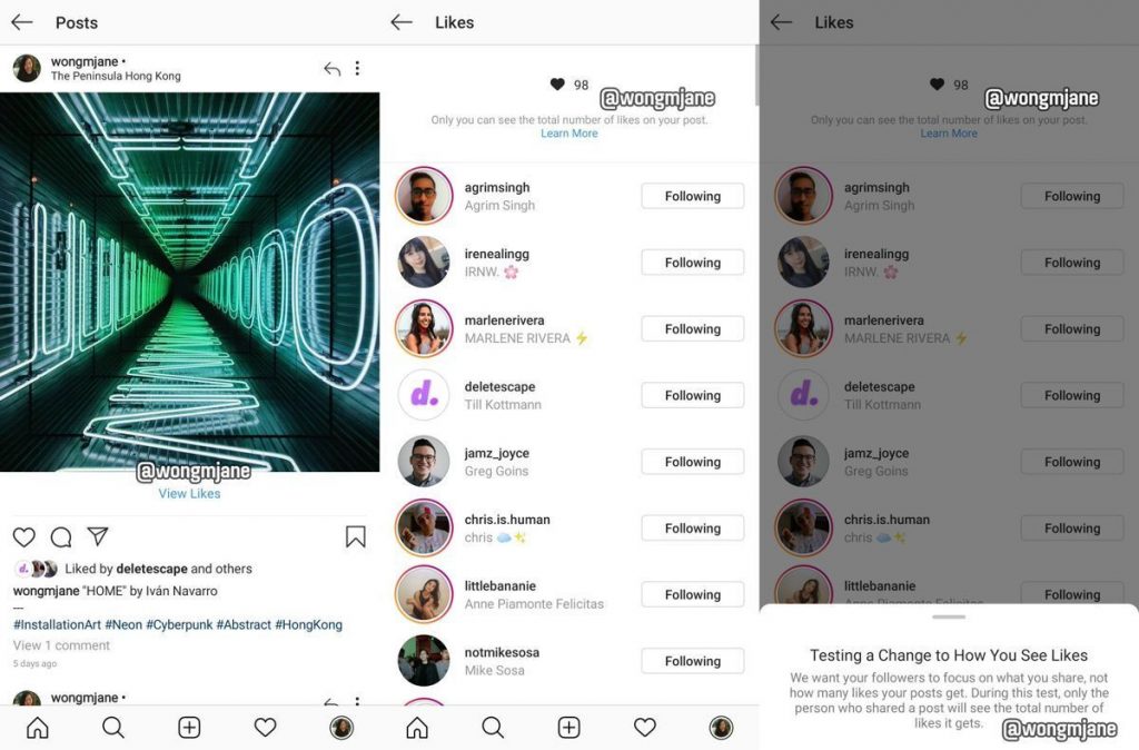 instagram - likes
