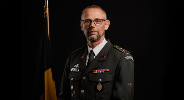 Général-major Pierre Ciparisse Commandant de la Force Cyber